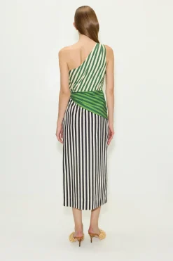 Belembelem poplin midi dress