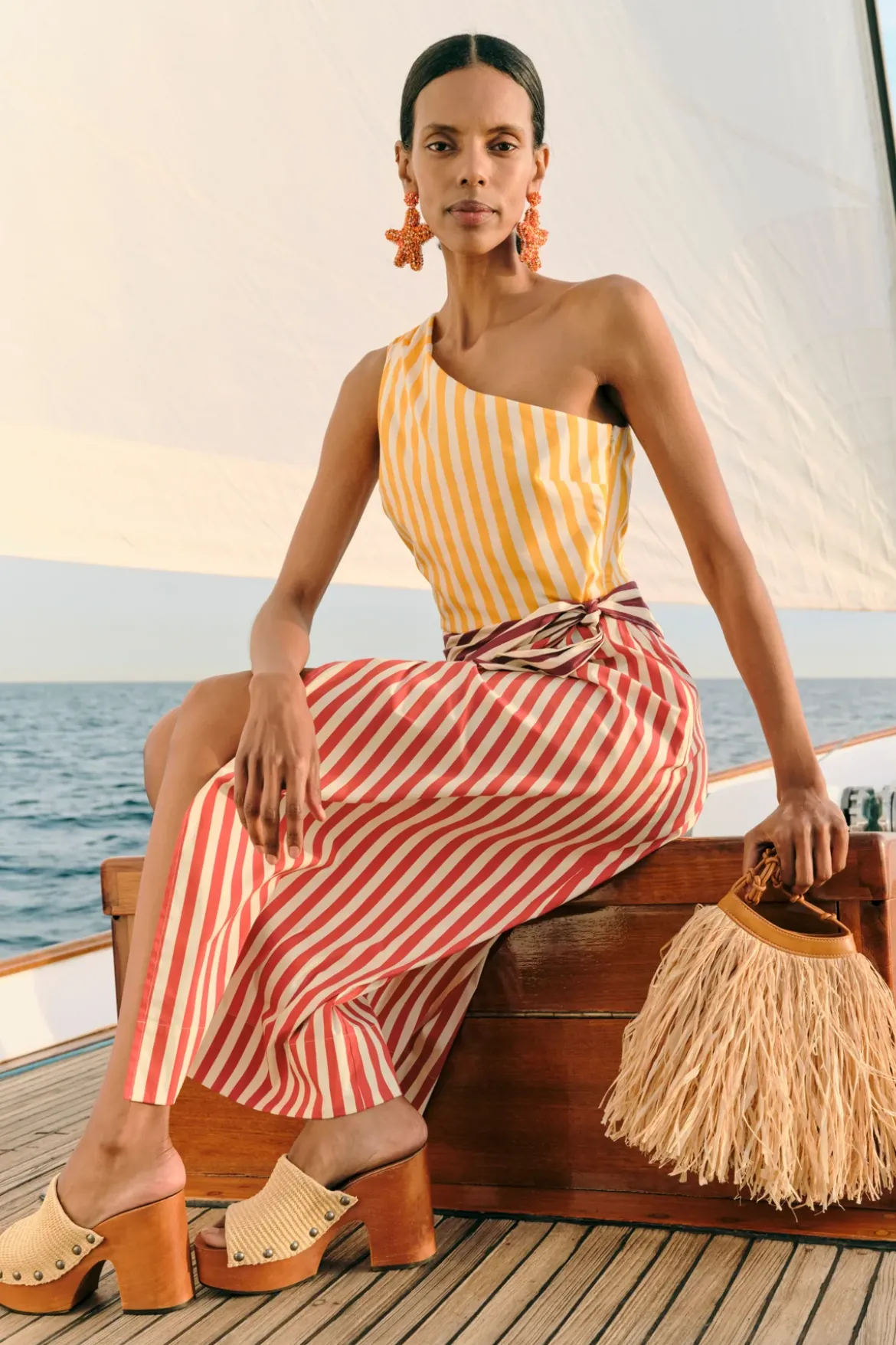 Belembelem poplin midi dress
