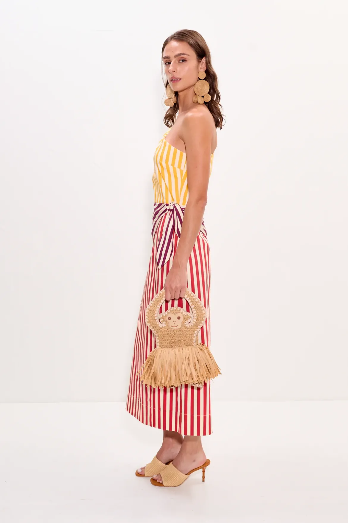 Belembelem poplin midi dress