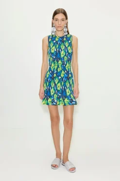 Bellebelle smocked mini dress