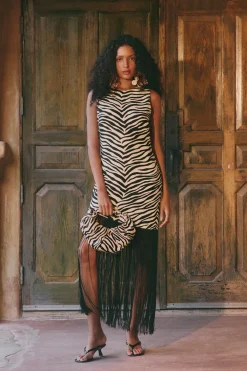 Casablancacasablanca fringe dress