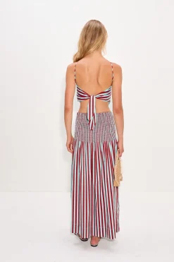 Florflor poplin skirt