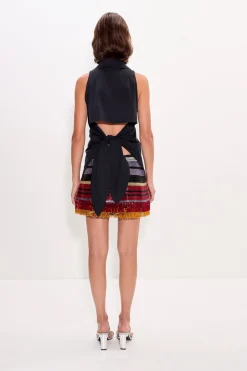 Inessainessa crystal beaded skirt