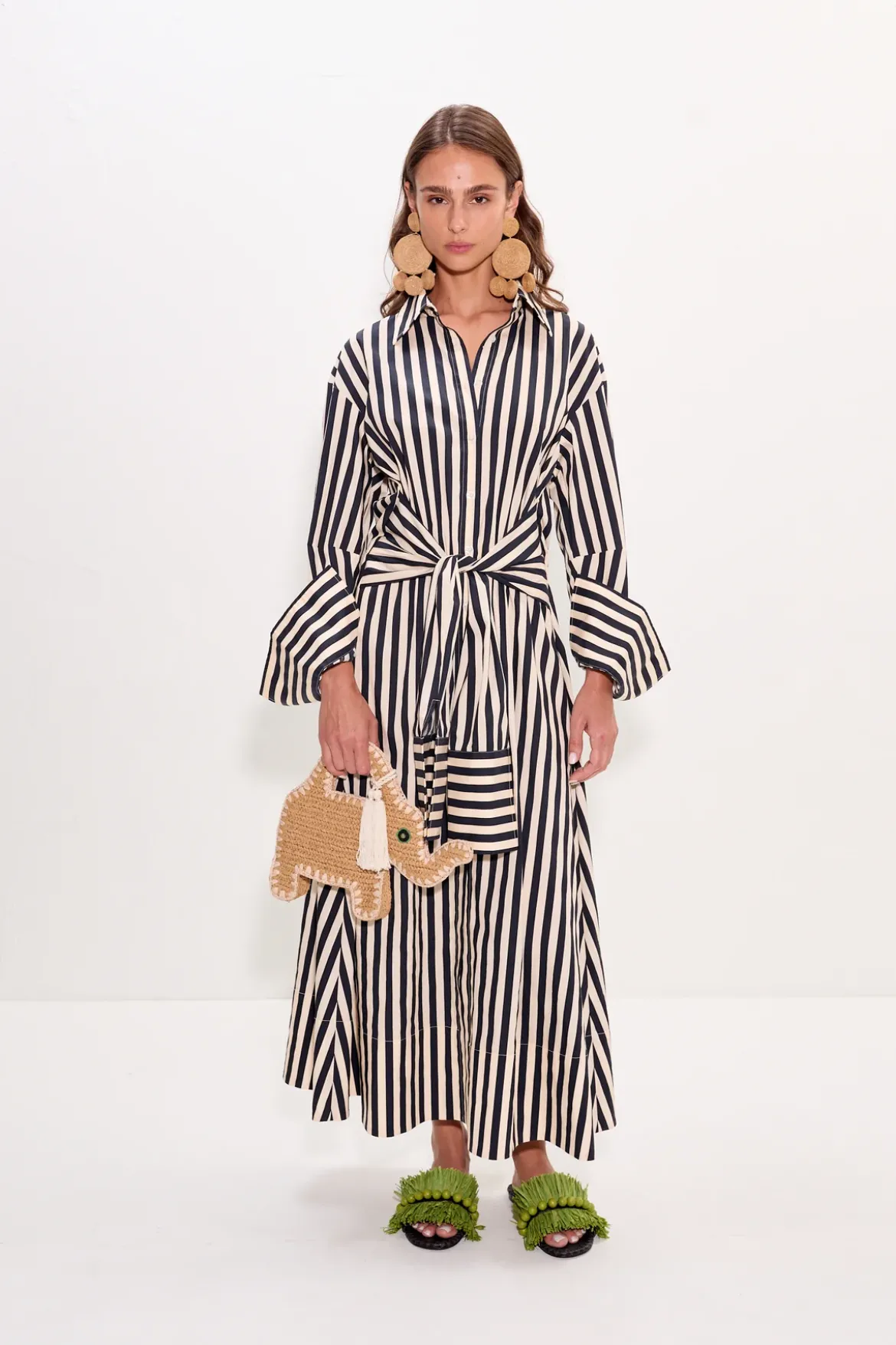 Innainna poplin maxi dress