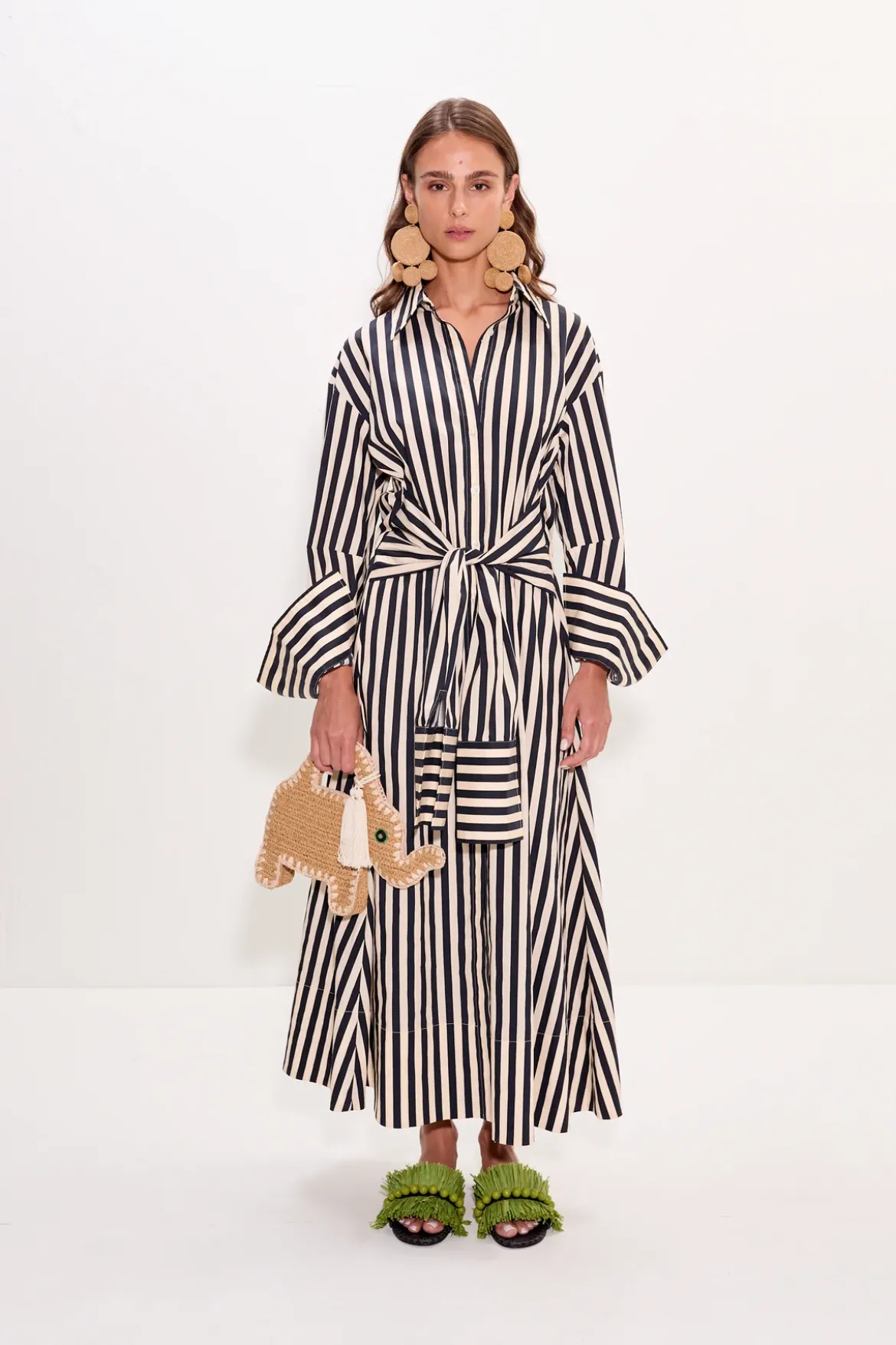 Innainna poplin maxi dress