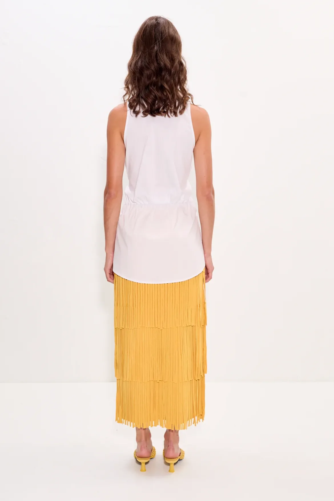 Innainna sleeveless poplin top