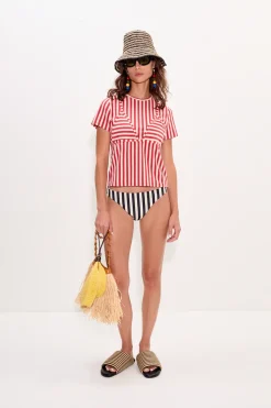 Kinikini striped tee