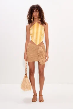 Kitkit poplin tie top
