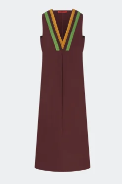 Marmar crochet poplin dress