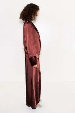 Nellanella satin wide leg pant