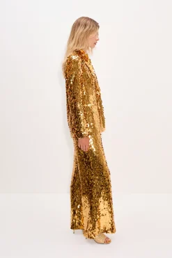 Nellanella sequin wide leg pant