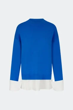 Pippip poplin combo sweater