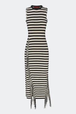 Sabinesabine fringe knit dress