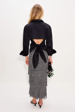 Zaza za knit fringe skirt
