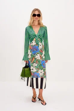 Zelenezelene maxi dress