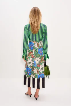 Zelenezelene maxi dress