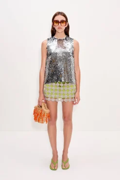 Zerazera crochet mini skirt